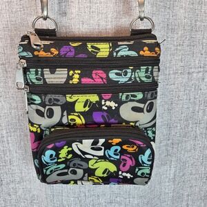 Disney Parks Mickey Mouse Crossbody Walt Disney World Travel Nylon Bag Purse